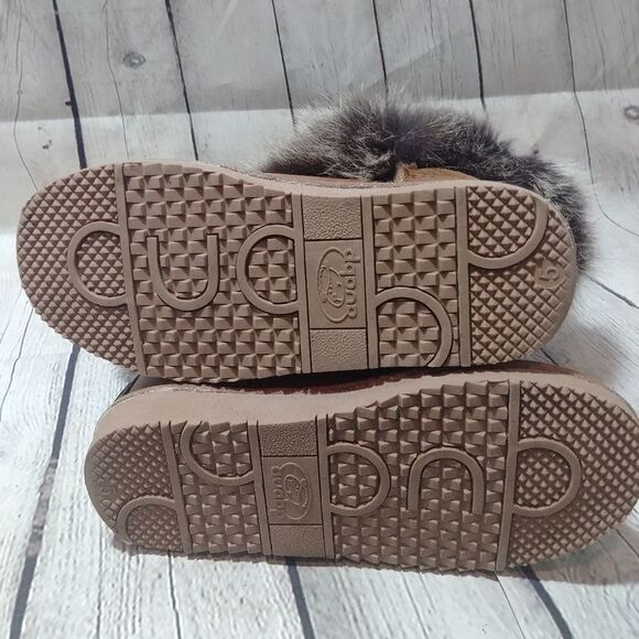 AUABP Fur trimmed leather boots 5.5 - Picture 7 of 9